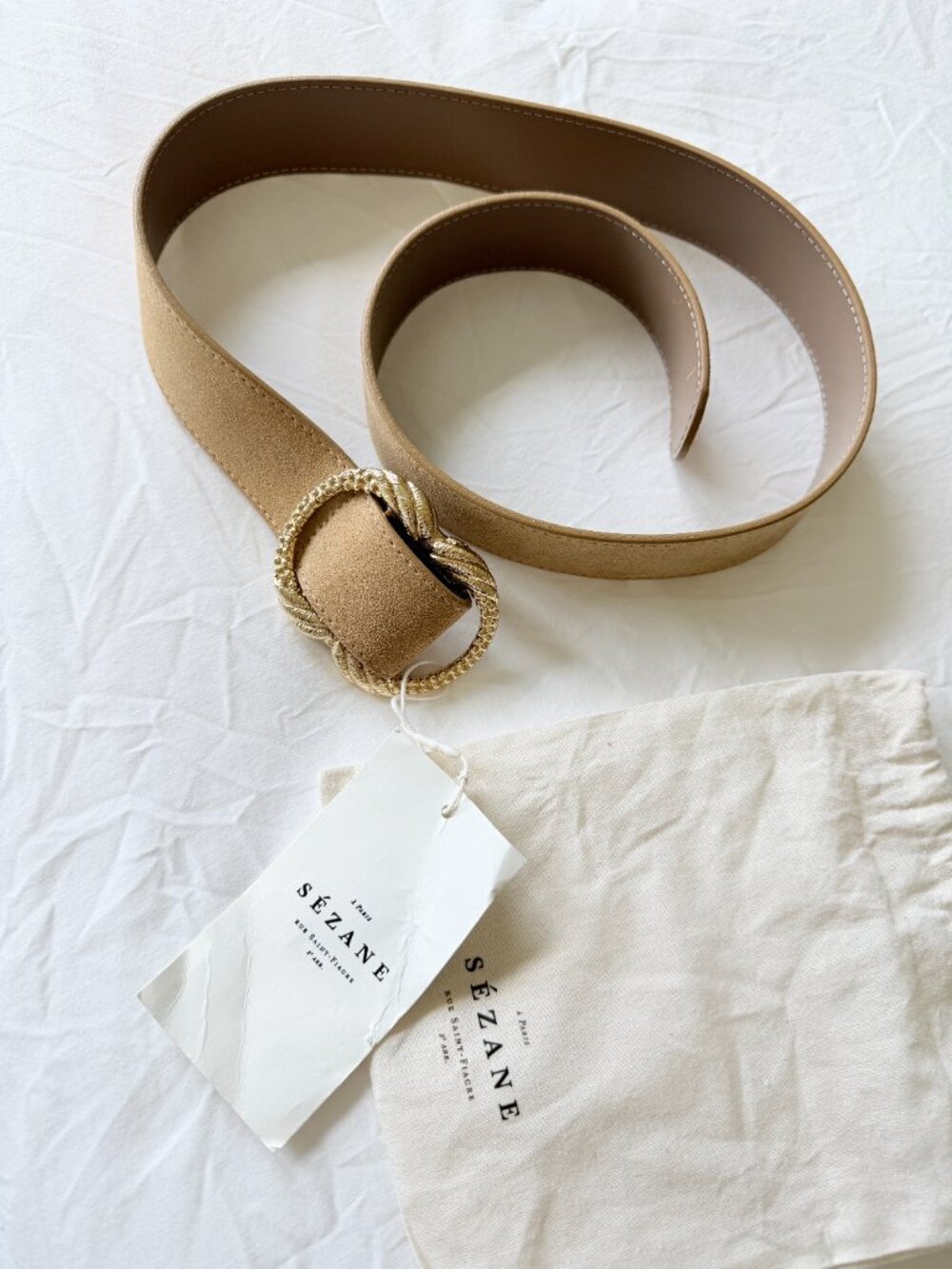 Sézane Artemis Belt - Beige - Picture 6 of 11